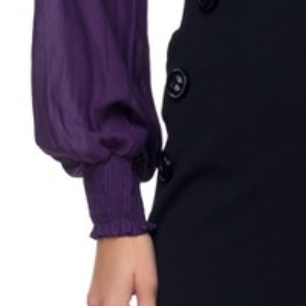 Purple Ruffle Shirt - Picture 5 of 7